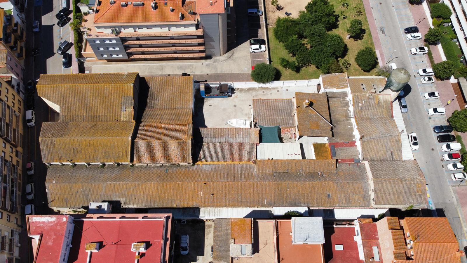 Vista aérea del solar urbano en venta en Sant Antoni de Calonge